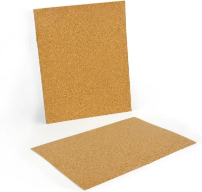 Products Cork Sheets - 2 Mil Thick Cork Sheets - 8.5 X 11 Inches, 2 Sheets