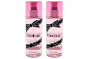 Bebe Silver by Bebe for Women - 8.4 oz Body Mist - Pack of 2