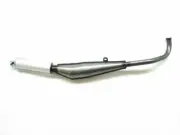 Tomos A3 A35 Tecno Bullet Exhaust, Natural with Aluminum silencer.