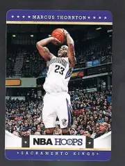 2012/13 panini NBA HOOPS Taco Bell MARCUS THORNTON #142 KINGS / LSU