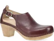 Dansko Sassy Clog Womens W40 size 9.5 Upfront Closed Toe Cordovan Milled Light