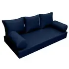 |SLIPCOVER ONLY|S3 Daybed Mattress Bolster Backrest Covers Knife Edge Twin AD101
