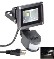Motion Sensor Flood Light LED Security Lights Wall Fixture Lamp Outdoor US 3Plug