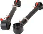 Adjustable Front Sway Bar Links for SUV JK 2007 to 2018 Quick Disconnect System, Fits 2.5 6 Lift, Black Metal Kit