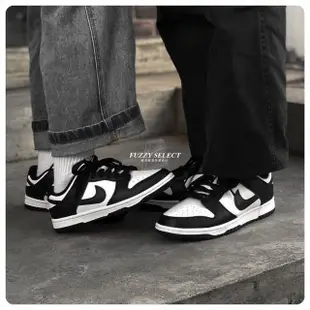 【NIKE 耐吉】Nike Dunk Low Retro 黑白 熊貓 男鞋(DD1391-100)