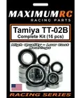 MAXRC - Tamiya TT-02B TT02B Complete Sealed Bearings Kit Upgrade Parts (16 pcs)