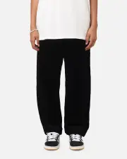 [CARRE] Carre C-corduroy Track Pant Black - Size 32 32 Black