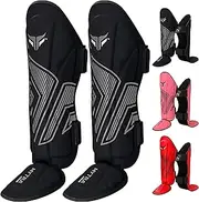 Mytra Fusion Adult Shin Pad, Shin Protector, Shin Guard for Boxing, MMA, Muay Thai, Martial Arts Training
