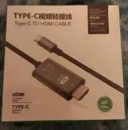 USB-C type C male to HDMI 1.4 male 2m 4k 60hz ultra HD cable