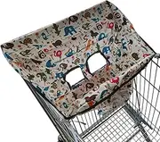 Shopping Cart, Kids Seat Protection, Cute Print Cart, Swings Protection, Toddler Seat, Washable Shopping Cart, Portable Cart, Baby Shopping Cart Seat