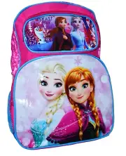 NEW LARGE KIDS FROZEN PINK BACKPACK SCHOOL BAG PRESCHOOL GIRLS CHRISTMAS GIFT