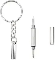DS. DISTINCTIVE STYLE Precision Screwdriver Eyeglass Mini Screwdriver Glasses Repair Kit with Keyring