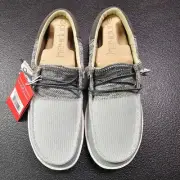 Hey Dude Women's Wendy Sox Funk Grey Musk Shoes NIB! 2022