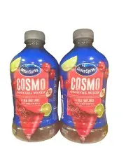 Ocean Spray Cosmopolitan Cocktail Mixer, Made W Real Fruit Juice 32oz 2 Pack