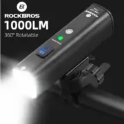ROCKBROS 1000 Lumen Bike Light Smart Vibration Sensing Bicycle Headlight Lamp