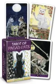 TAROT OF THE PAGAN CATS MINI DECK Pocket Sized Edition Card Set cat oracle cards