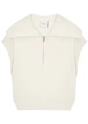 Varley Dexter Half-zip Stretch-jersey top - Off White - XS XS