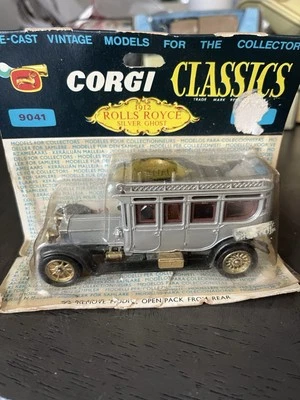 Corgi Classics #9041 1912 ROLLS ROYCE SILVER GHOST mint in package diecast dc