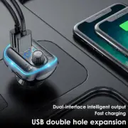 Bluetooth 5.0 FM Transmitter for Car MP3 Player with Dual USB Ports BAN