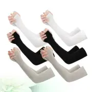 6 Pair Outdoor Arm Sleeves Hat Sunshade Protection Men and Women