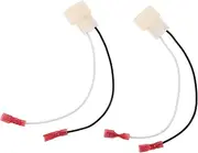 Vaguelly 1Pair Speaker Wiring Harness Adapter for Plug and Play Speaker Connector Quick Installation Reliable Audio Connection Speaker Cable Converter