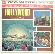 HOLLYWOOD California 3d View-Master 3 Reel Packet NEW SEALED Beverly Hills