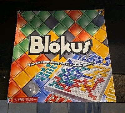 BLOKUS Board Game Mattel 12" XL COMPLETE Family Strategy 2008