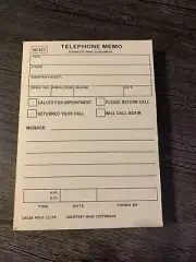 Vintage Sears internal employee telephone memo pad (100 sheets)