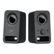 Logitech Z150 2.0 Stereo Speakers 6W Compact Size Easily Access to Power & Vo...