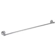 Scott 90cm Single Towel Rail Silver Solid Brass
