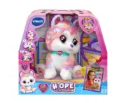 VTech Hope the Rainbow Husky With Accessories Fun Interactive Kids Toy - Pink