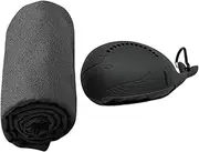 Générique Quick Dry Towel, Soft Lightweight Microfiber Cooling Towel, 31.5 x 11.81 inches Convenient Sturdy Portable Absorbent Compact Travel Drying Cloth for Running, Camping and Gym