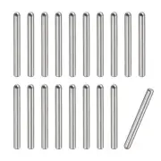 2x25mm Dowel Pins, 20pcs Round Head Flat Chamfered End Dowel Pin