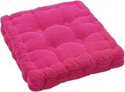 HomeMiYN Round Pads Extra Thick Chair Pads Tatami Cotton Seat for Home Office Cushion Decor