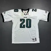 100% Authentic Brian Dawkins Mitchell & Ness 2004 Eagles Jersey Size 36 S Mens