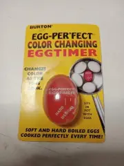 Genuine! BURTON Cooking Tools "EGG-PER'FECT" Colour Changing Egg Timer Red!