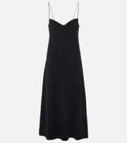[Lisa Yang] Lisa Yang Ally cashmere midi dress M-L black