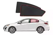 Genuine SNAPSHADES Car Rear Window Shades for Mazda 3 Sedan 2nd Gen (BL; 2009...
