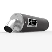HMF Gray Titan QS Slip On Exhaust For Polaris Sportsman 550/850 XP 2011-16