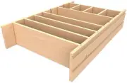 Rev-A-Shelf 4WDIV-36-1 Wood Classics 30-3/4"D Drawer Divider - Maple