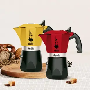 【Bialetti 比亞樂堤】極厚鑽石加壓摩卡壺BRIKKA-公司貨4杯份(醇香濃厚拿鐵)