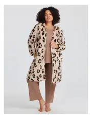 [Taking Shape] Animal Hooded Zip Dressing Gown Animal