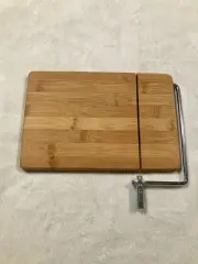 Wire Cheese Slicer Cutting Board Kitchenware Small 10x6.5” Farmhouse