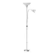 Floor Lamp Mother and Child Modern Home Living Room Office Reading Silver