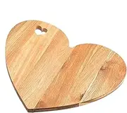 Heart Shaped Cutting Board - Decorative Cutting Board And Serving Board | Wooden Heart-Shaped Charcuterie Card | Decorative Serving Tray Heart Tray