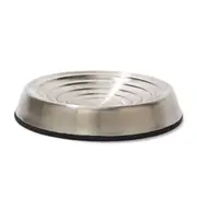 All Day Stainless Steel Whisker Comfort Ridged Cat Bowl