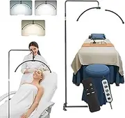 Lash Light 26 Inch Half Moon LED Floor Lamps- Adjustable Brightness Warm to Cool, 360° Rotating Lamps Light Snap Fit Esthetician Light for Beauty, Nail Tech,Tattoo, Filming Content Creation