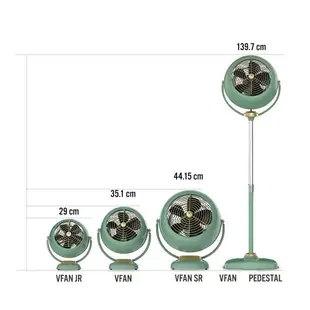 美國VORNADO沃拿多 經典高腳復古循環扇VF20PED(滿$3000登錄送City咖啡)