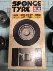 Tamiya RC 1/12 sponge tire NO.57 with rear wheel B