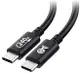 [4美國直購] Cable Matters 201440 USB-C 充電線-2M PD3.1 240W USB-IF認證 兼容 Thunderbolt 4/3